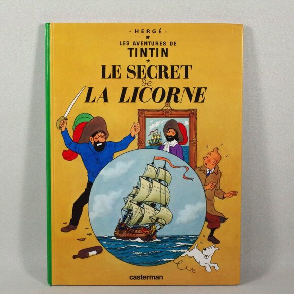 Les Aventures de Tintin: Le Secret de La Licorne (French Edition) Graphic Novel - Picture 1 of 6